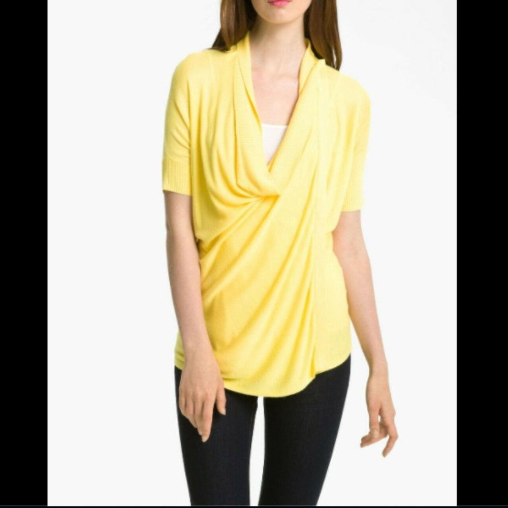Ted Baker Wrap Knit Wrap Convertible Cardigan Top
